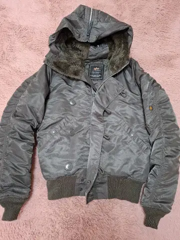 ALPHA INDUSTRIES 그레이 MA-1 자켓 M