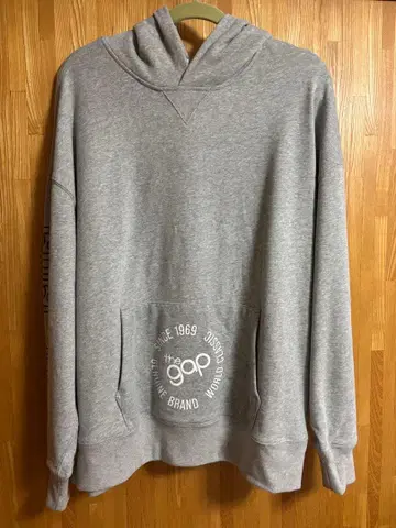 [새상품] GAP/서클 gap 로고 풀오버 후드티