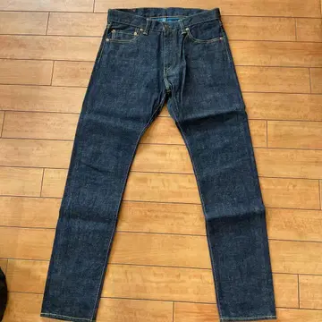 MONOTONOTRO JEANS 다크 블루 데님 팬츠