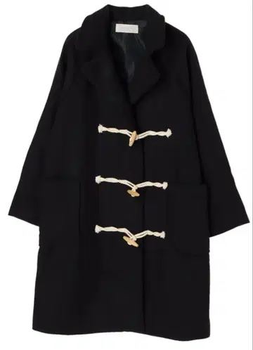 택 포함 새상품 네이비 더플 코트