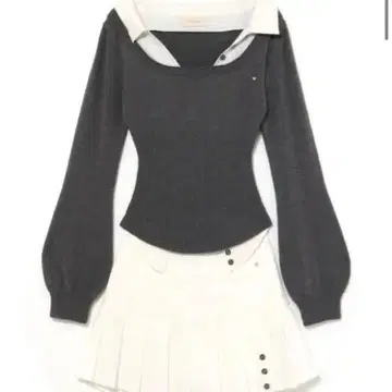 셋업 스커트 앤드마리 andmary