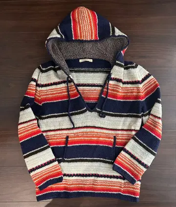 GAIJIN MADE 후드 부착 니트 스웨터 사이즈 1