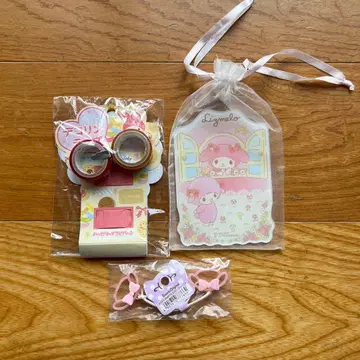 My Melody 마이멜로디 테이프 머리끈 거울