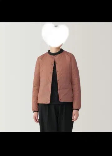 무인양품 다운 노카라 자켓 [택 포함]