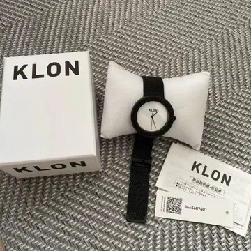 Klon 아날로그 손목시계 블랙 메쉬 밴딩