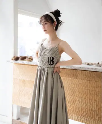 the urbanblanche 컬러 드레스 그레이 L CD31