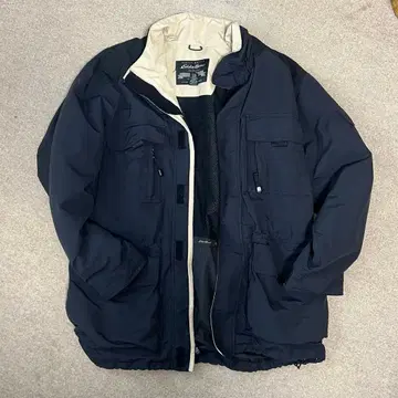 90s Eddie Bauer 하프 롱 자켓 나일론 100%