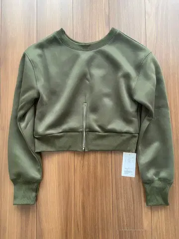 BL by HNJ 올리브 지퍼 맨투맨 FREE
