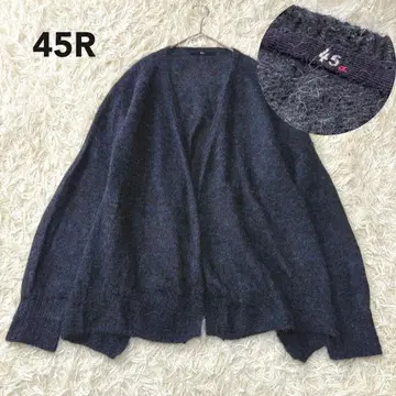 최종 가격 45R 알파카 모헤어 슬릿 가디건 니트 가디건