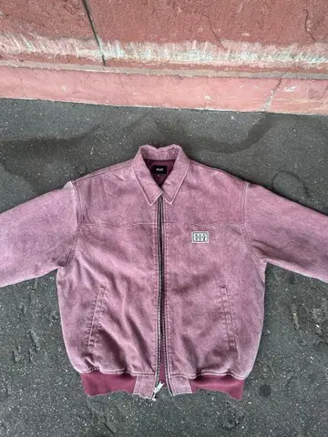 HUF 퍼플 XL 밀리터리 자켓