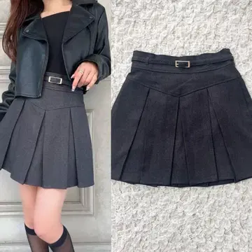 [ 새상품급 ] 리젝시 RESEXXY 플리츠 미니 스커트