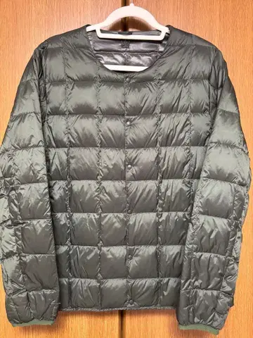 TAION 다운 자켓 그린 L 사이즈