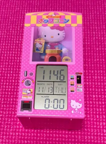 헬로키티 팝콘 알람 시계