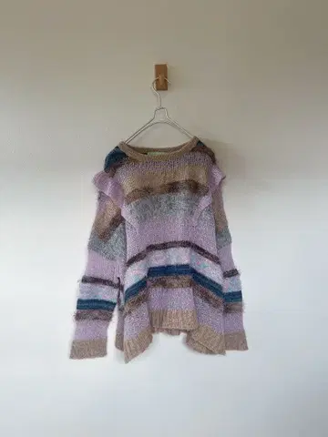 FRAPBOIS 플라보아 디자인 니트 보더 프릴