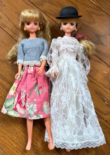 레트로 제니 인형 2체 의류 포함