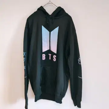 BTS 후드티 [ M ] 블랙 심플