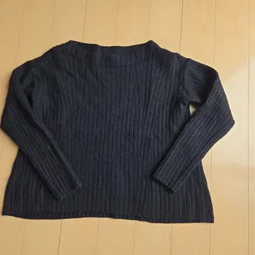 BOSCH 보트넥 캐시미어 혼방 긴팔 니트