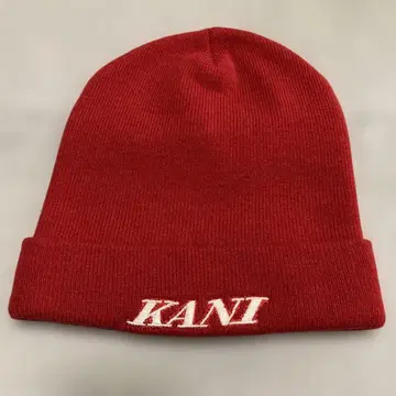 KANI 빨간색 니트 모자