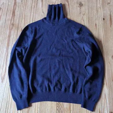 터틀넥 스웨터 슈퍼 엑스트라 파인 메리노