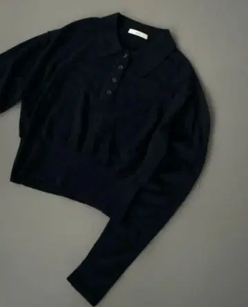 anuke 쇼트 폴로 니트