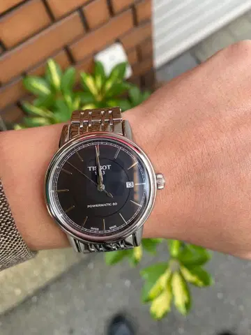 TISSOT POWERMATIC 80 자동 와인딩 손목시계