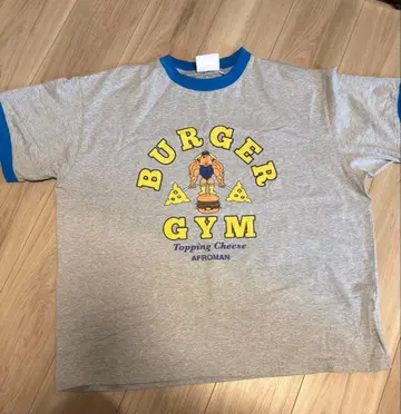 [컨디션 최상] JACKPOT.MARKET 버거 헬스장 티셔츠 L 사이즈