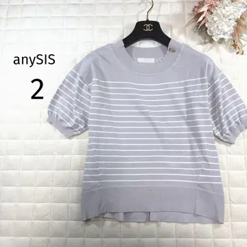 any SiS 애니시스 턱 슬리브 니트 2 M 사이즈 그레이