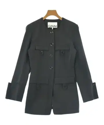 Ganni 노카라 자켓 여성용