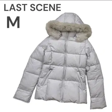 LAST SCENE 실버 다운 자켓 M
