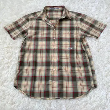 NONNON 마드모아젤 논논 체크 셔츠 파파스 papas