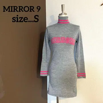 MIRROR 9 미러나인 골프웨어 니트 원피스 터틀넥