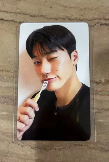 ATEEZ 산 타워 레코드 카페 먹방 트레이딩 카드