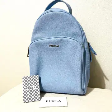 [컨디션 최상] 하자품 특가! FURLA 카프 가죽 럭색 백팩