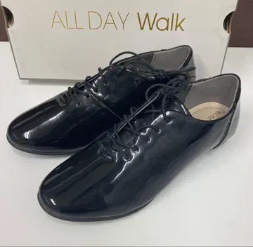 올데이워크 (23cm) 블랙 에나멜 스니커즈 아키레스