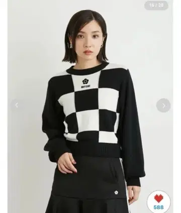 LILY BROWN x MARY QUANT 자카드 니트