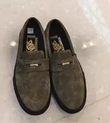 VANS 새상품 27.5cm 남성용 올리브 그린 모카신 남성 신발