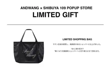 ANDWANG 한정판 쇼핑백