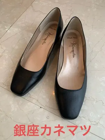 새상품급 긴자 카네마츠 아쿠아벨 블랙 가죽 24