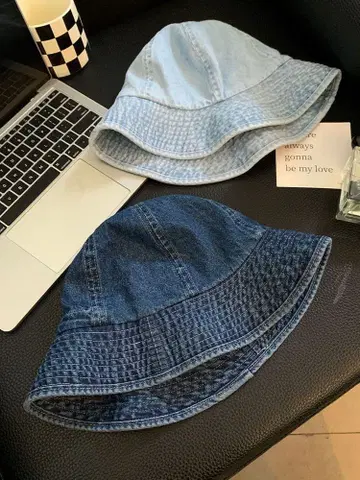 데님 버킷햇 2개 세트