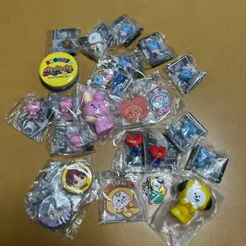 BT21 BTS 굿즈 묶음 판매 레어 희귀 하그코트 마스코트 23개