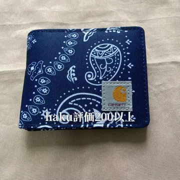 Carhartt 페이즐리 무늬 접이식 지갑