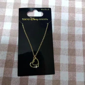 디즈니 목걸이 미키 하트