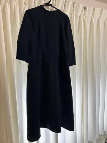 SHIPS any 다크 네이비 긴팔 A라인 원피스