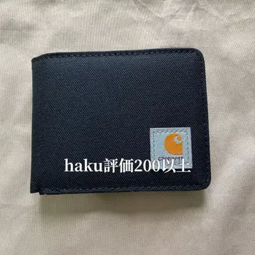 Carhartt 블랙 접이식 지갑