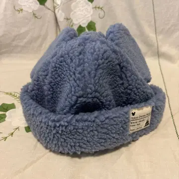 미키마우스 귀도리 모자 블루 그레이