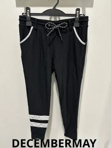 DECEMBER MAY 메쉬 팬츠 블랙 사이즈M
