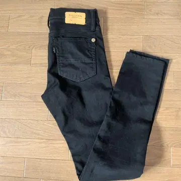 BIG JOHN 블랙 스키니 팬츠