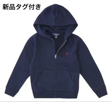 폴로 로고 자수 네이비 후드티 택 포함 새상품