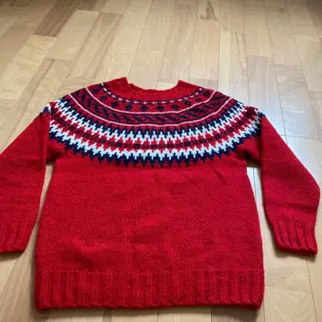 MORRIS & SONS 노르딕 무늬 스웨터