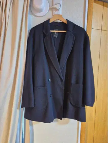 ORCIVAL 오르치발 울 리버 더블 브레스트 미들 코트 WOMEN